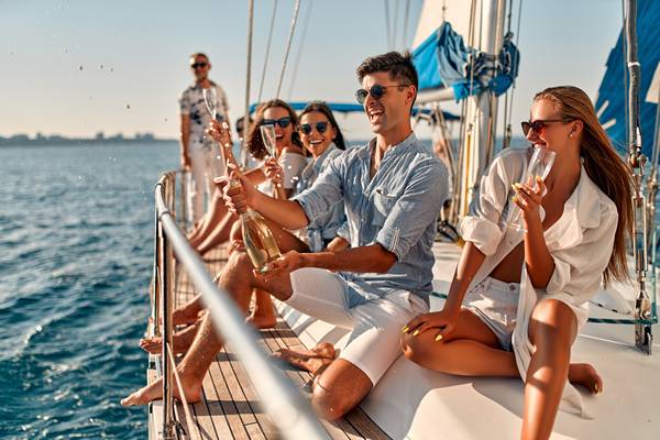 Sorties en mer pour les feux d’artifice – Vivez la magie depuis la mer, Golfe-Juan, Cap Boating